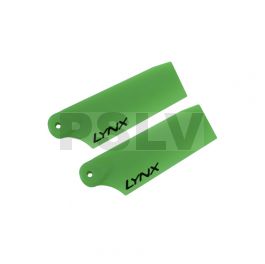 LX60292 Lynx Heli Innovations Plastic Tail Blade 29mm Green Neon 130X  